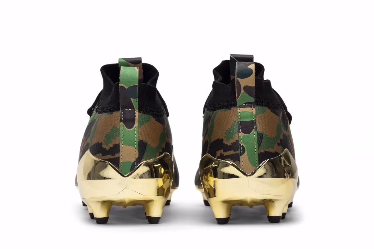 A Bathing Ape x adidas Adizero Cleat Green Camo, view 7