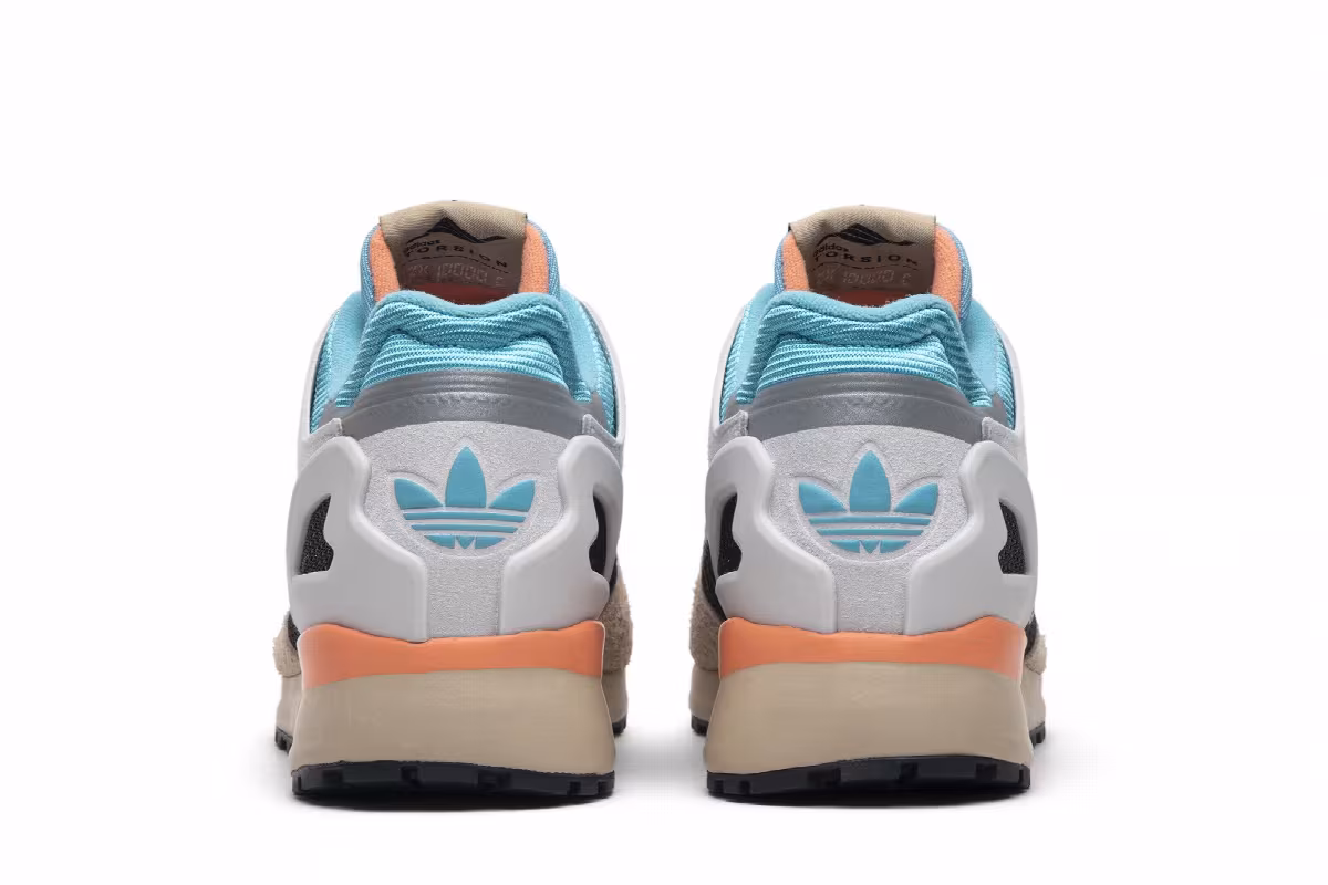 Adidas ZX 10000C Grey Coral Blue, view 7
