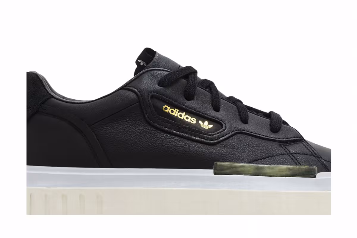 adidas Women's Hypersleek Black Aero Blue, view 3