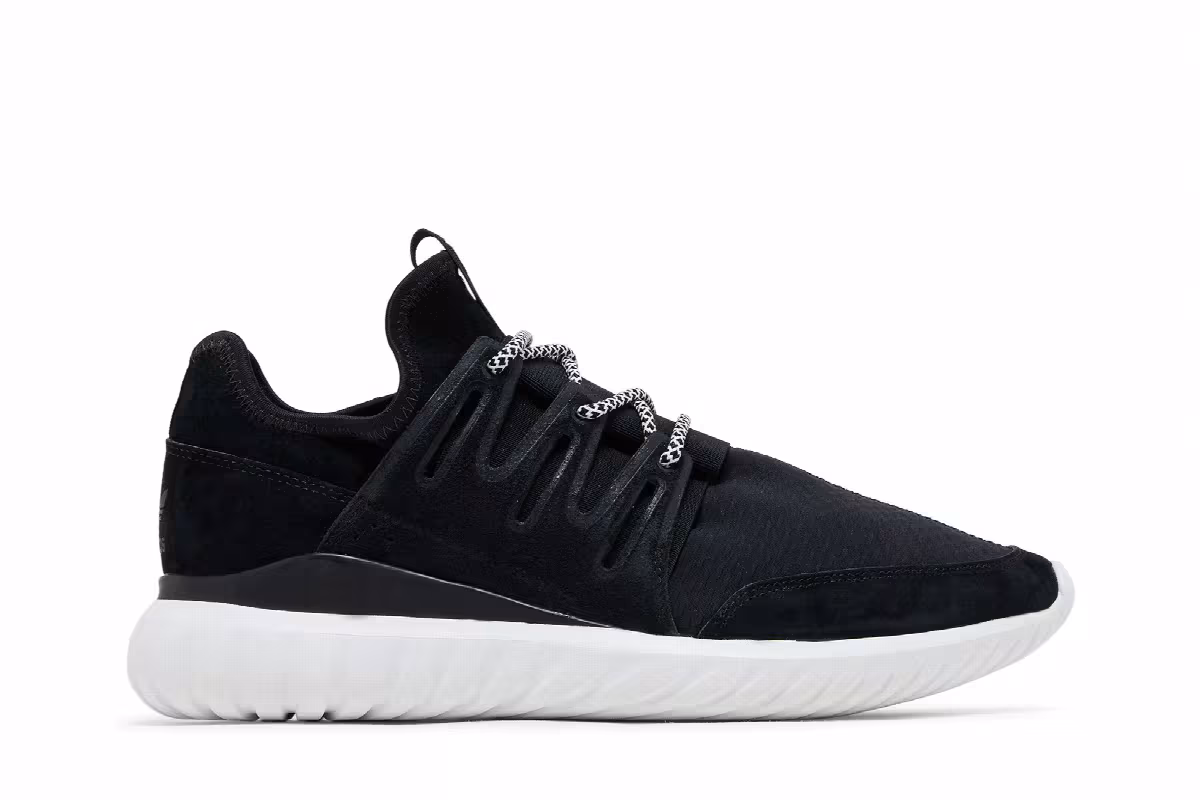 adidas Tubular Radial Core Black, view 2