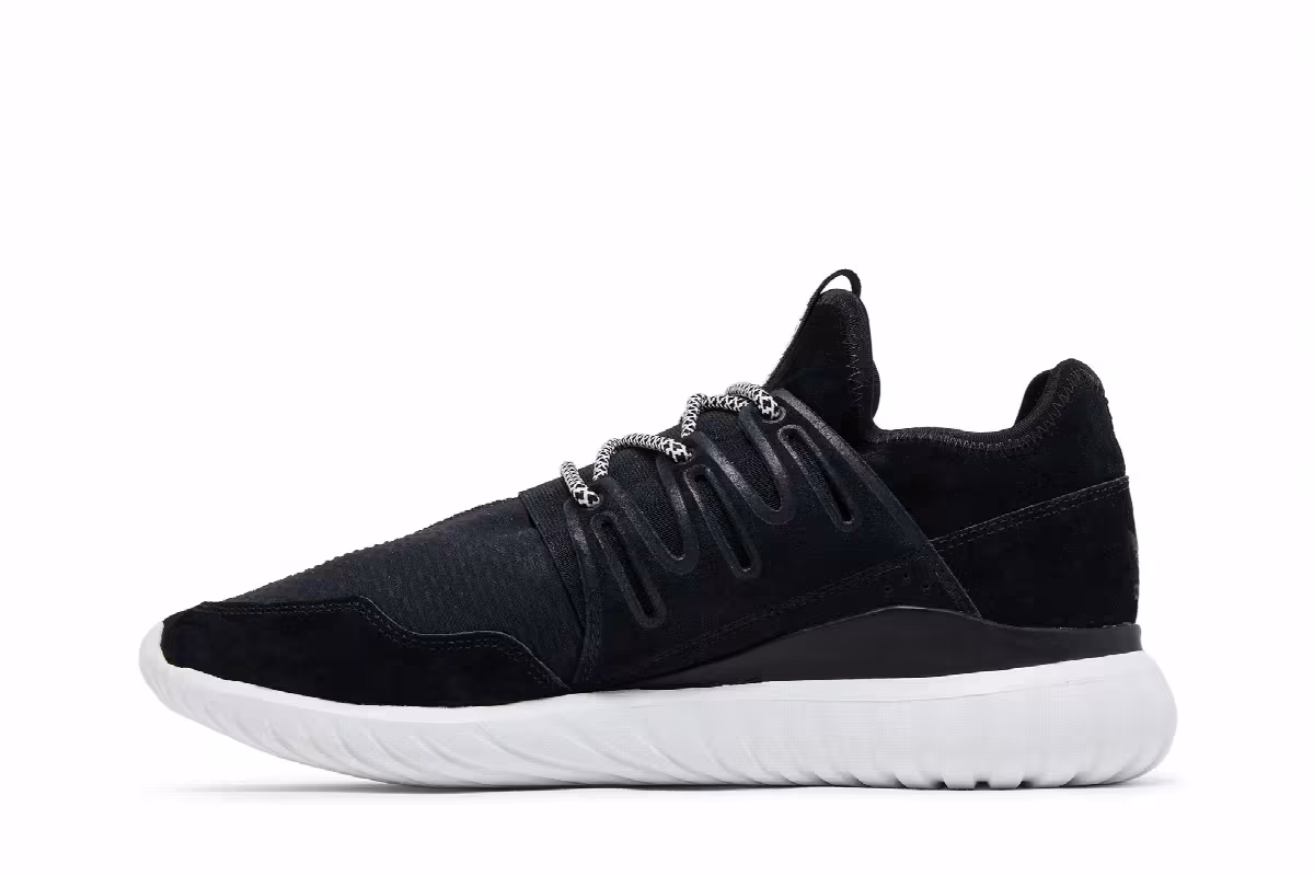 adidas Tubular Radial Core Black, view 4
