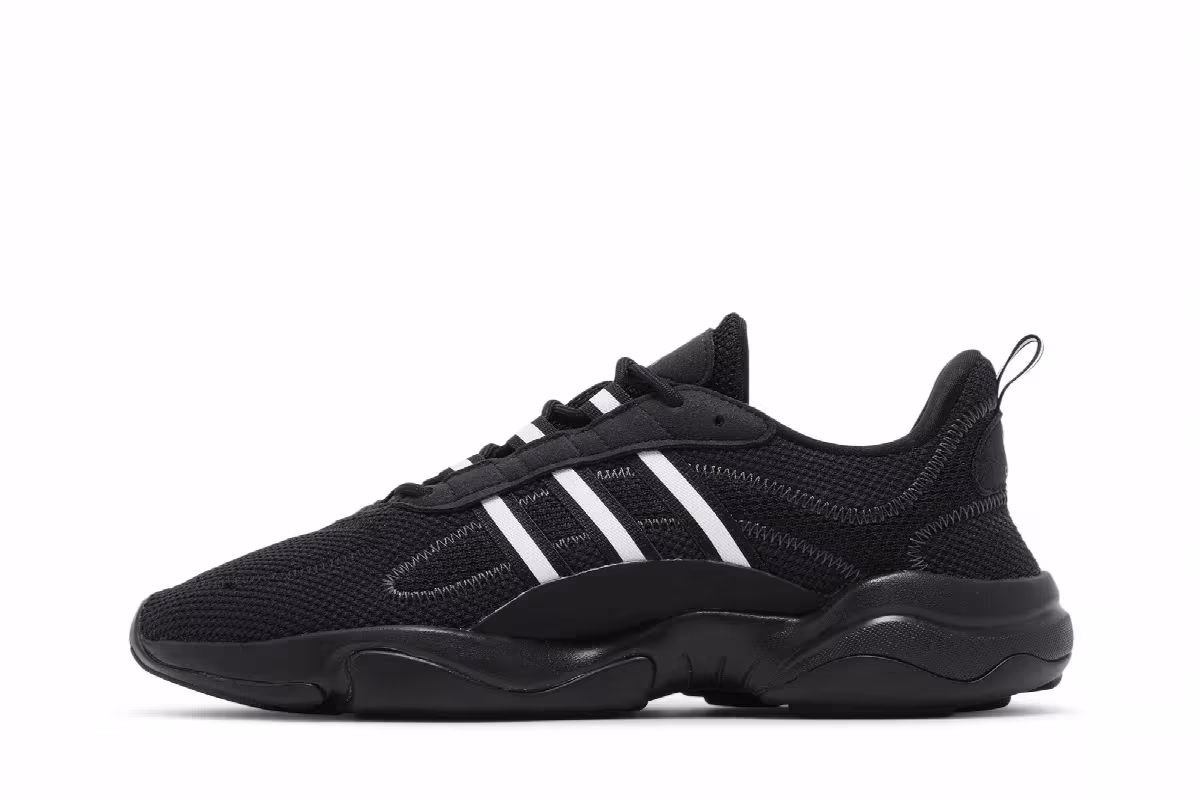 Adidas Haiwee Black White, view 4