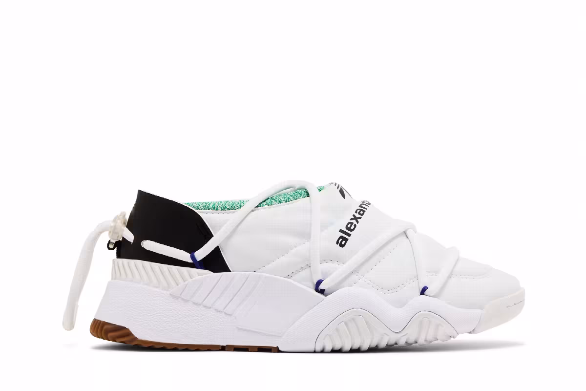 Alexander Wang x adidas Puff Trainer Core White, view 2