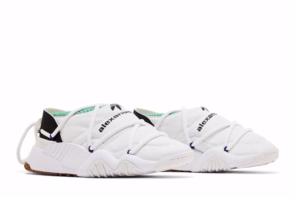 Alexander Wang x adidas Puff Trainer Core White, view 9