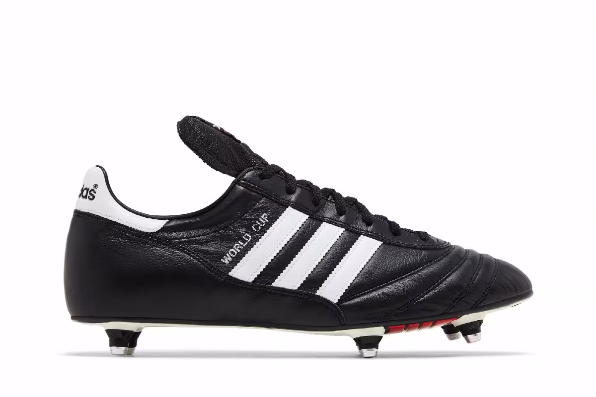 Adidas World Cup Leather SG Made in Germany Black White, view 2