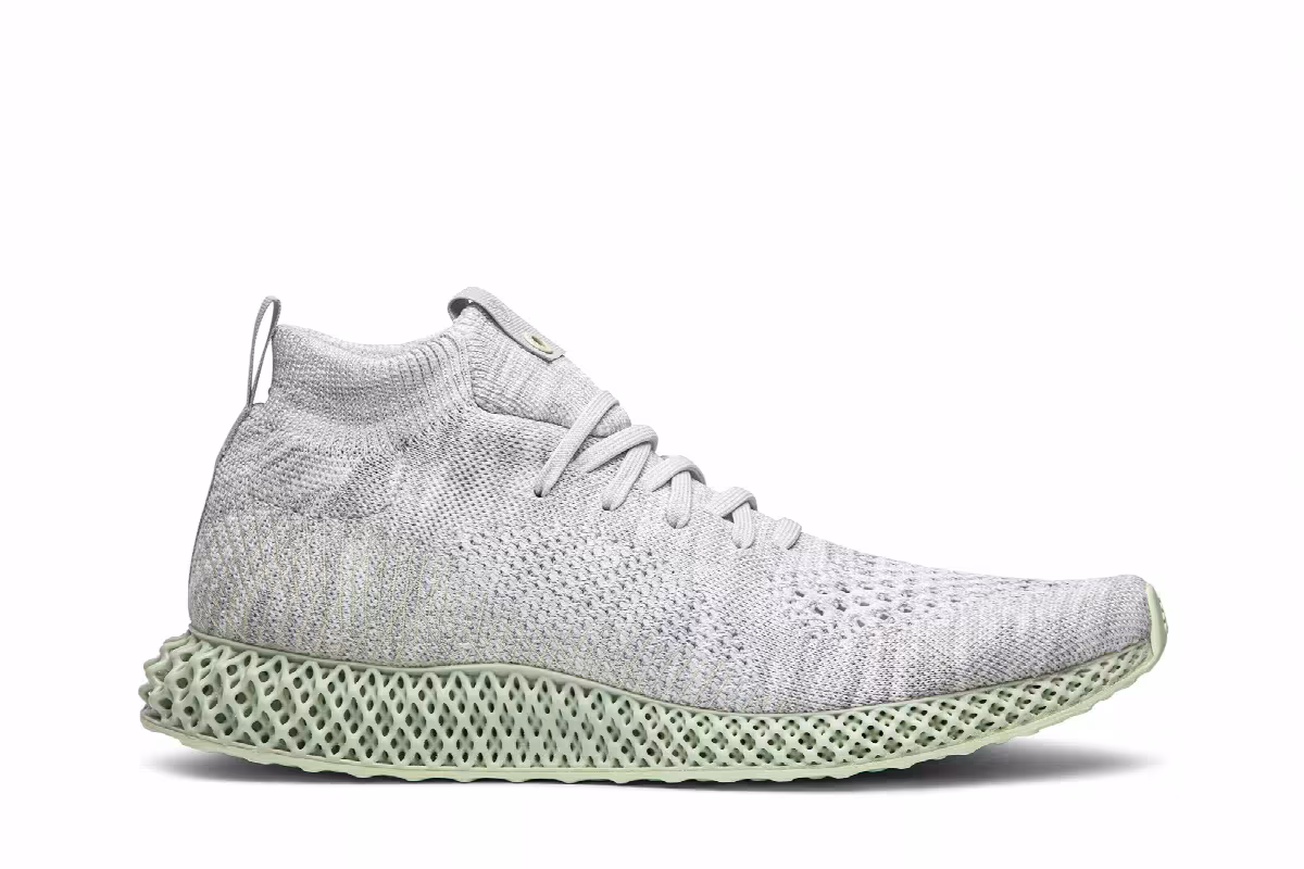 adidas Futurecraft 4D Runner Mid Crystal White, view 2