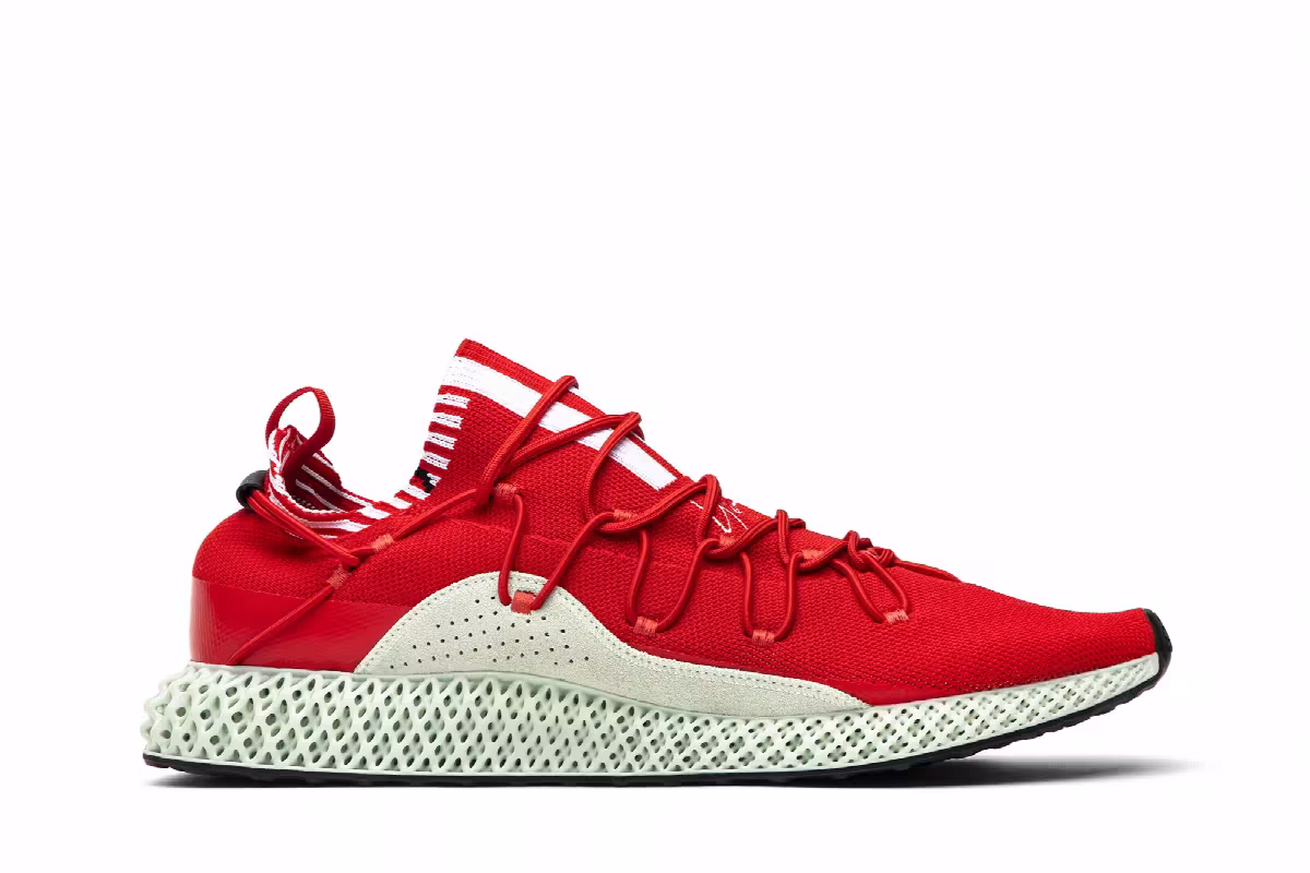 adidas Y-3 Futurecraft Runner 4D Red, view 2