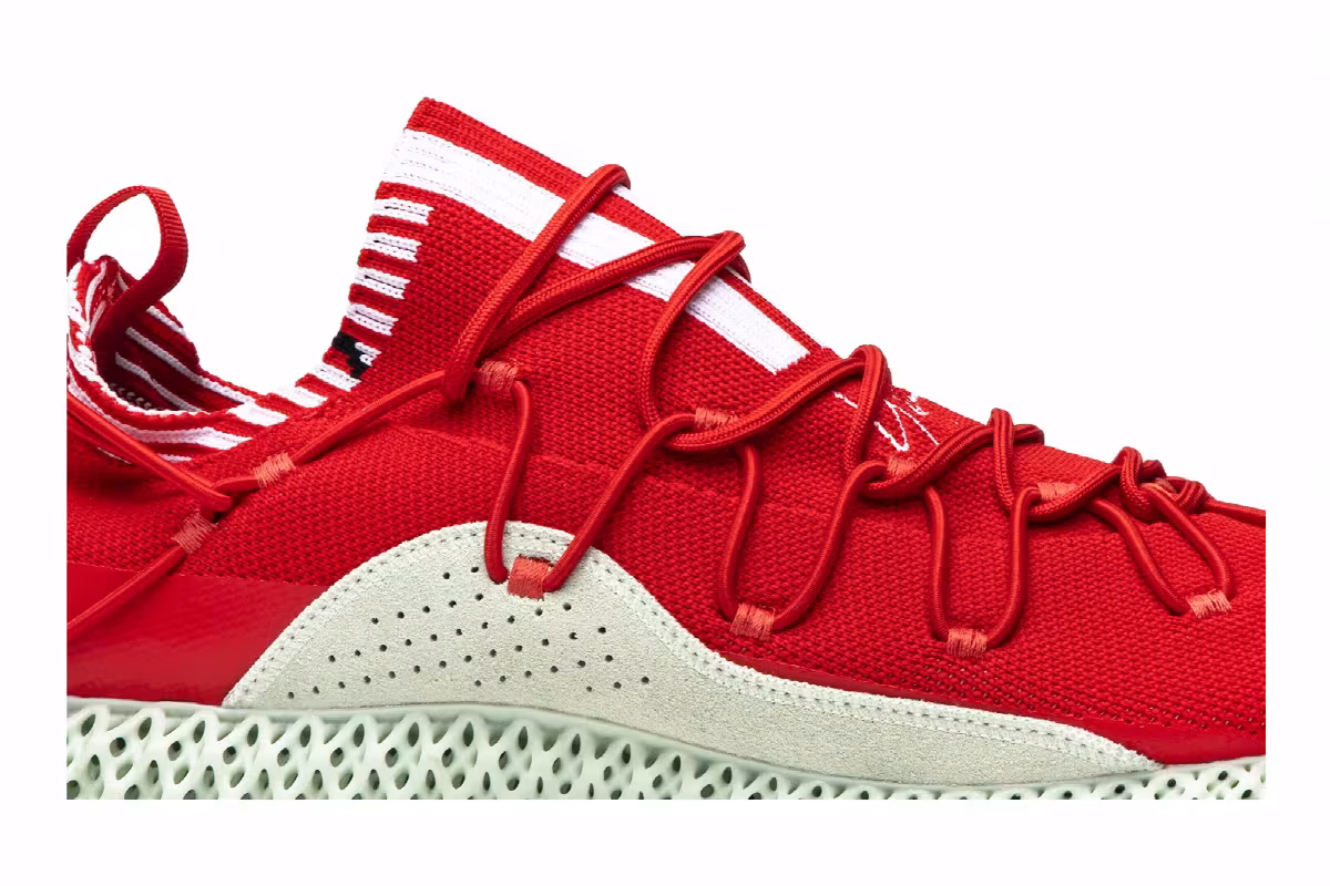 adidas Y-3 Futurecraft Runner 4D Red, view 3