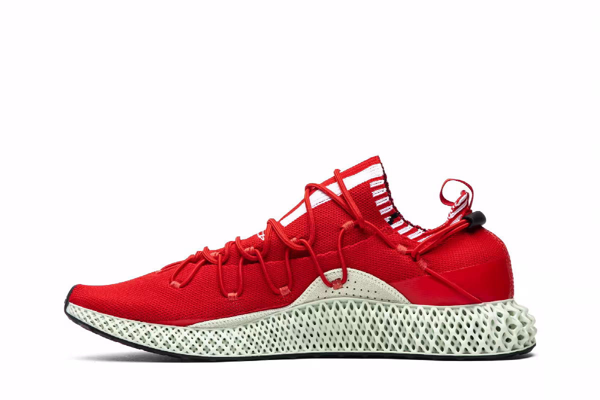 adidas Y-3 Futurecraft Runner 4D Red, view 4