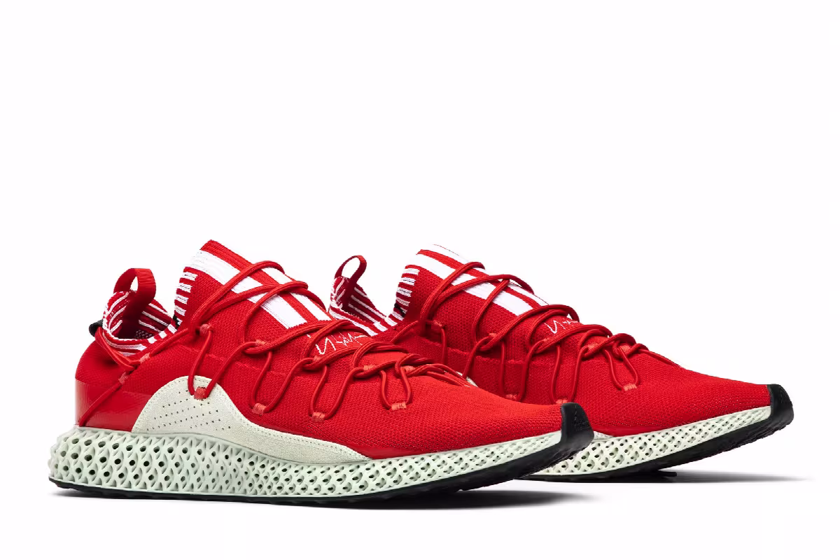 adidas Y-3 Futurecraft Runner 4D Red, view 9