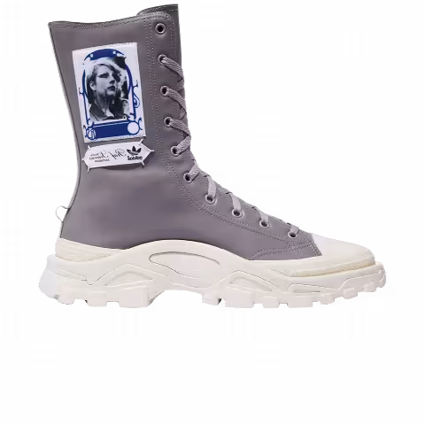 Raf Simons x adidas Detroit Runner High 'Grey White'