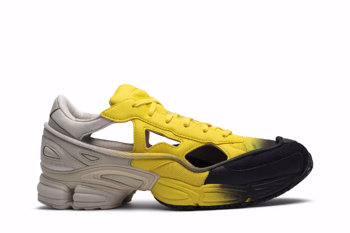 Raf Simons x adidas Ozweego Replicant Beige Yellow, view 2