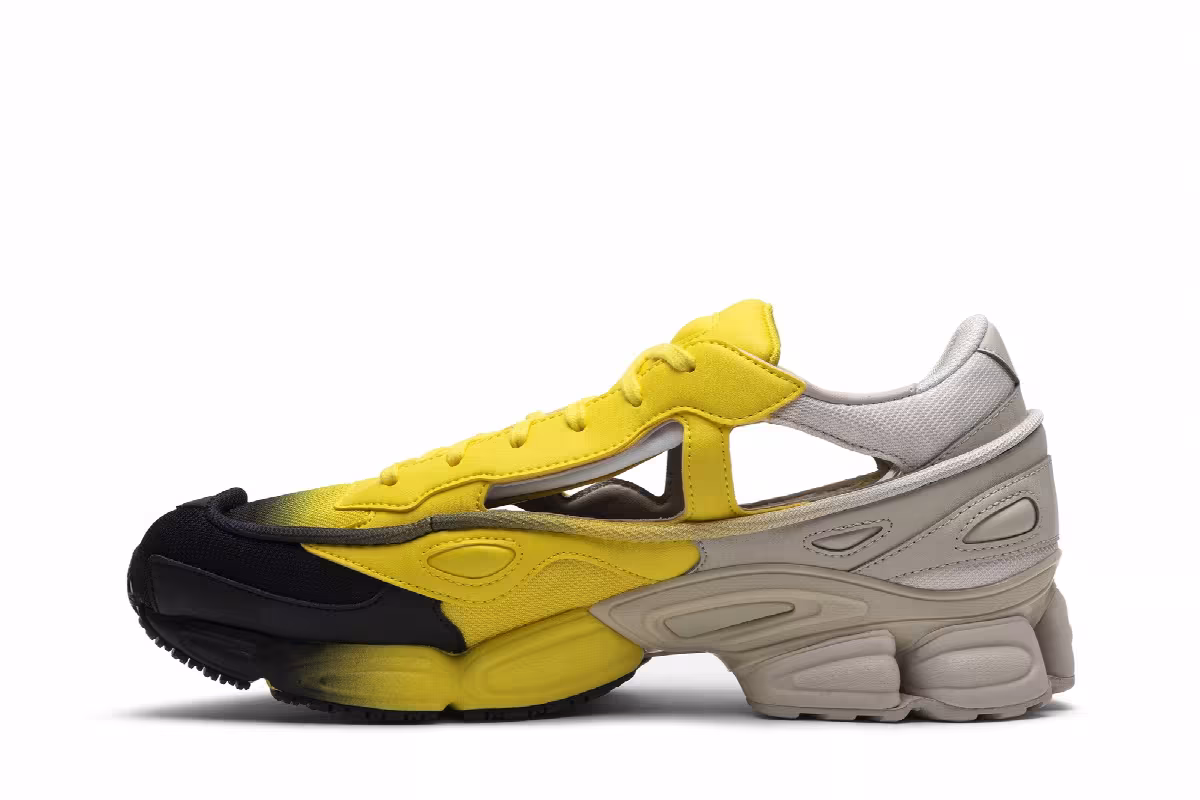 Raf Simons x adidas Ozweego Replicant Beige Yellow, view 4