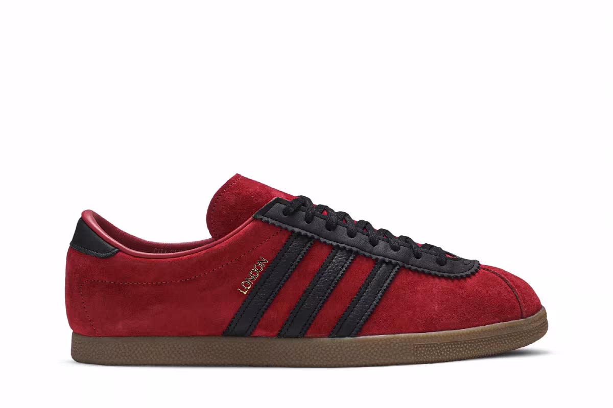 Adidas London Scarlet Black, view 2
