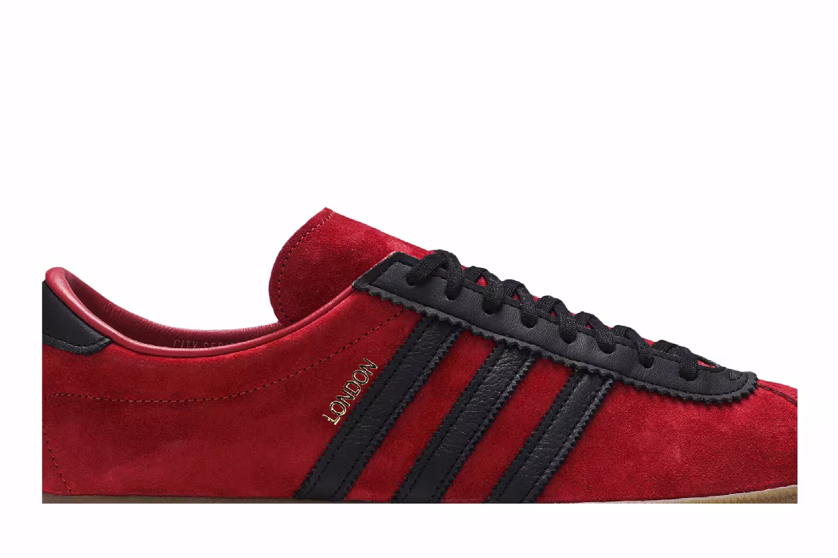 Adidas London Scarlet Black, view 3
