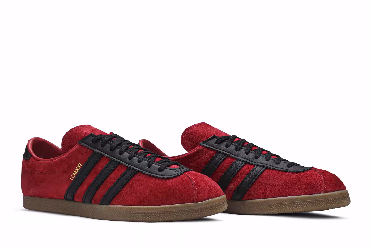 Adidas London Scarlet Black, view 9