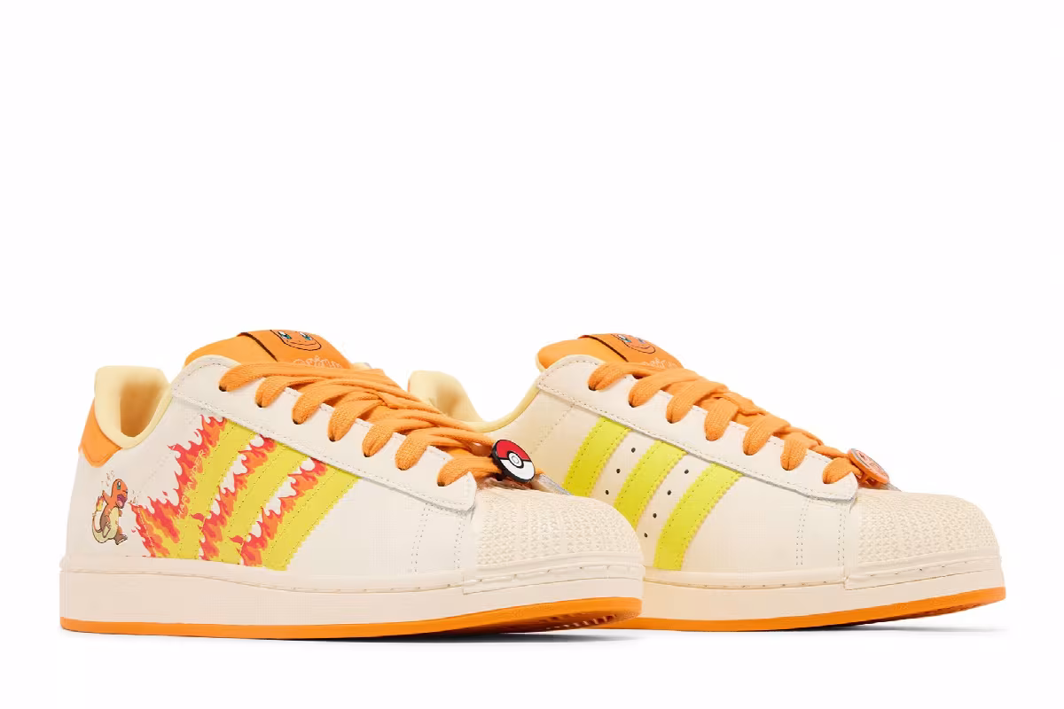 Pokémon x adidas Superstar Charmander, view 9