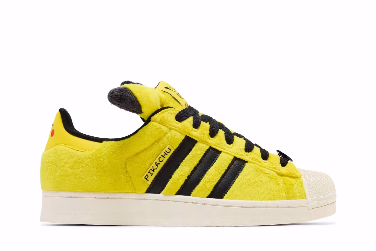 Pokémon x adidas Superstar Pikachu, view 2