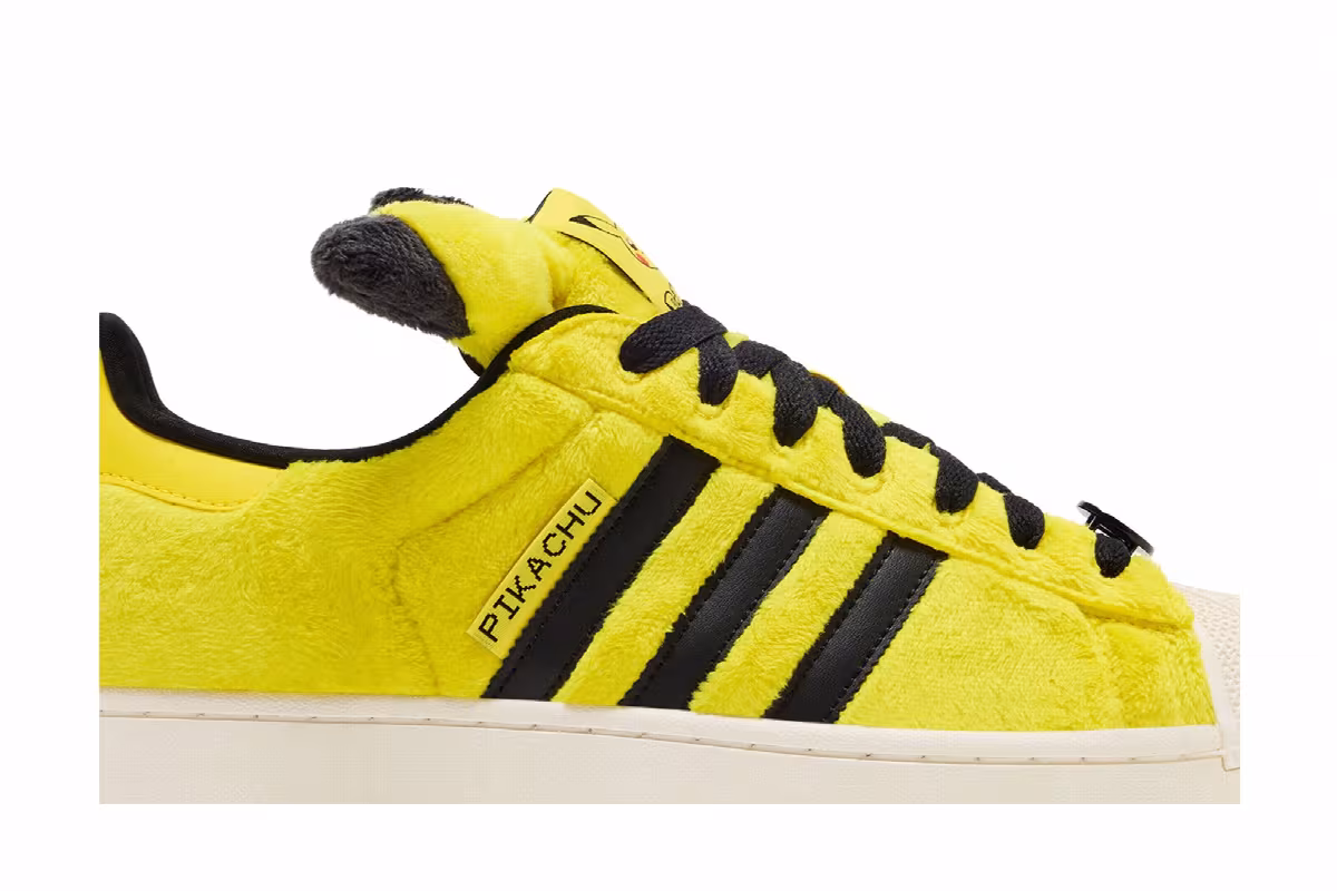 Pokémon x adidas Superstar Pikachu, view 3