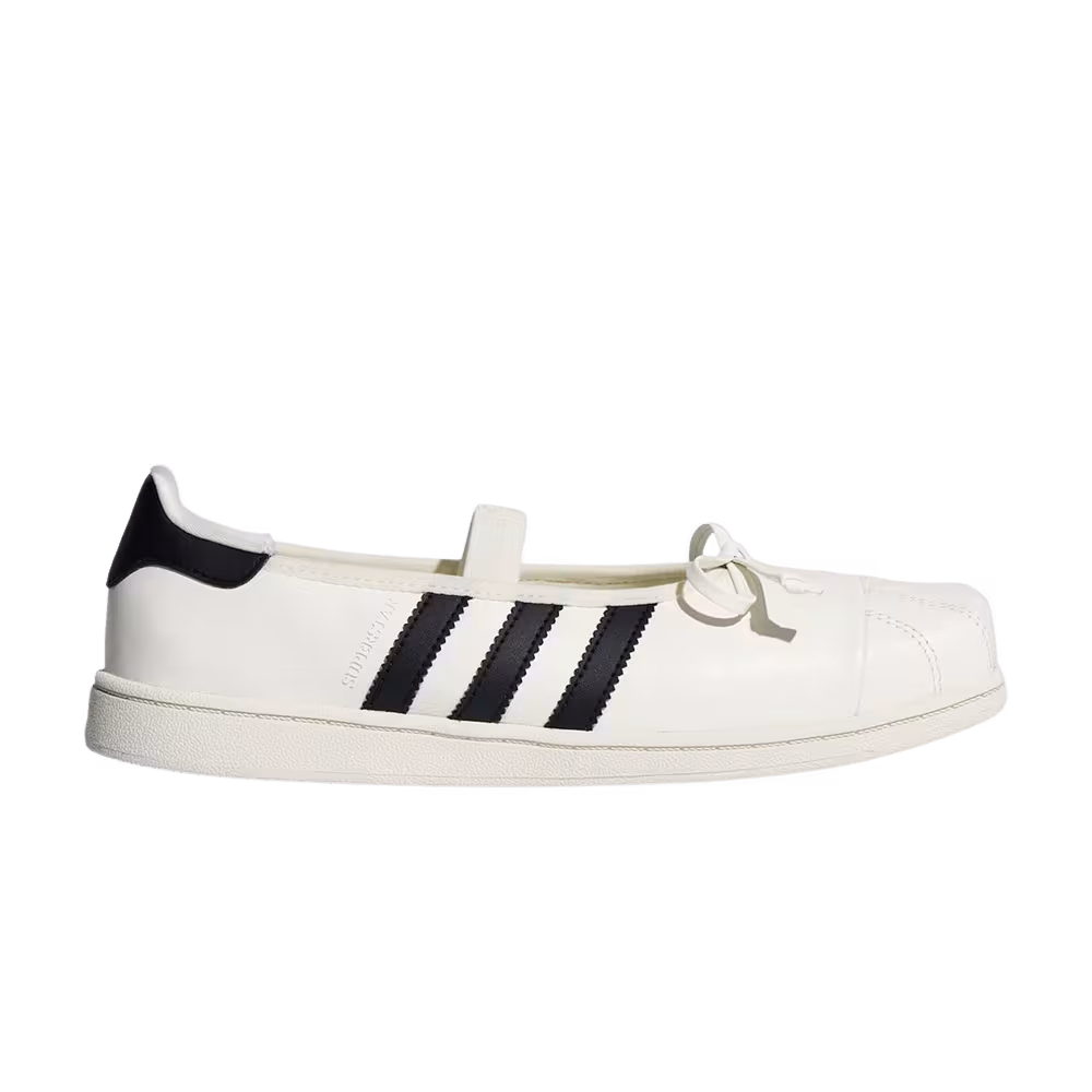 JENNIE x adidas Women's Superstar Square Ballet Off White Core Black