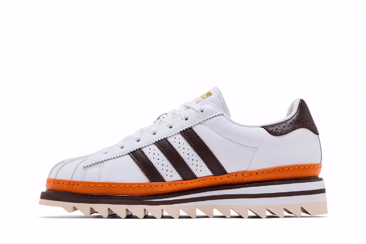 CLOT x adidas Superstar Coffee, view 4