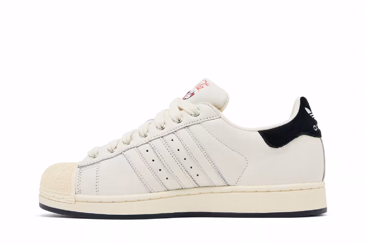 adidas Superstar Coca-Cola White Cream, view 4