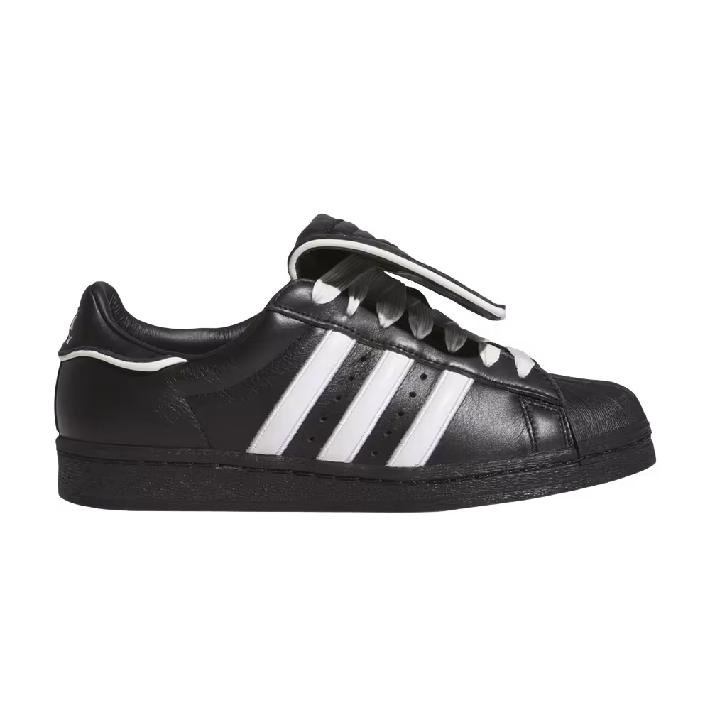 Avirex x adidas Superstar Black White