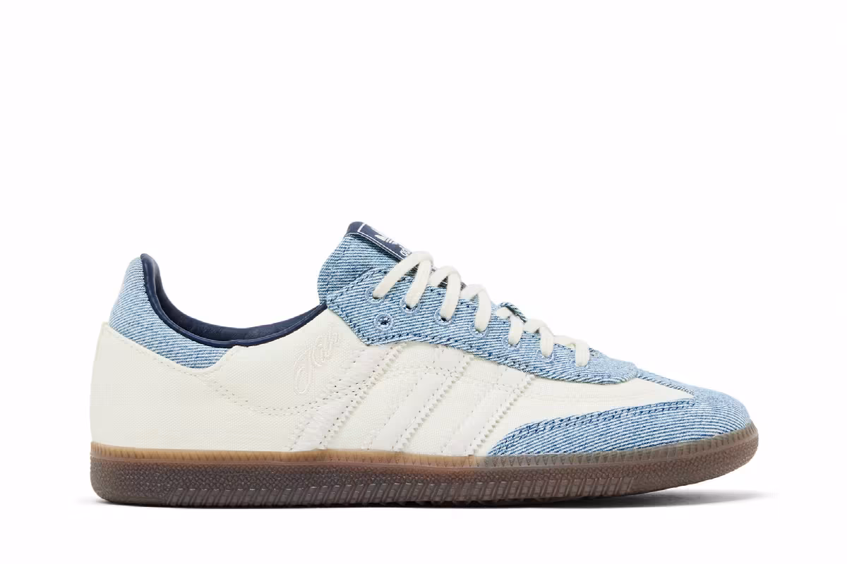 Kith x adidas Samba OG Denim, view 2