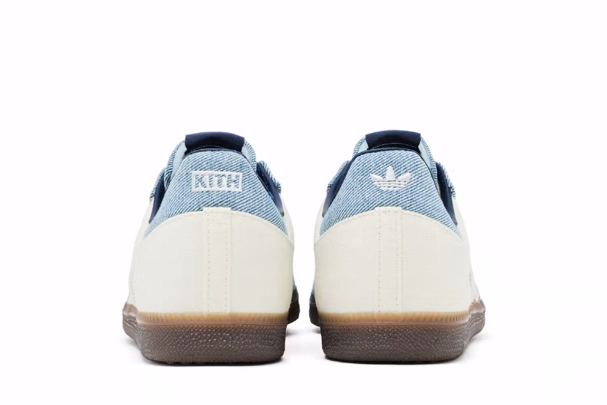 Kith x adidas Samba OG Denim, view 7