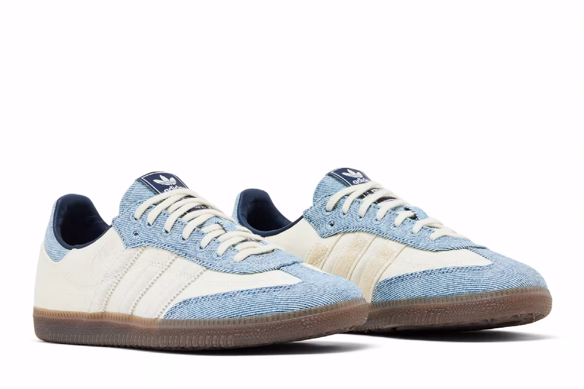Kith x adidas Samba OG Denim, view 9