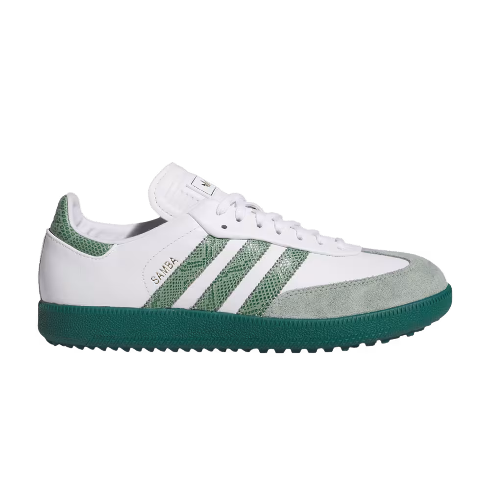 adidas Samba Spikeless Golf Cloud White Collegiate Green