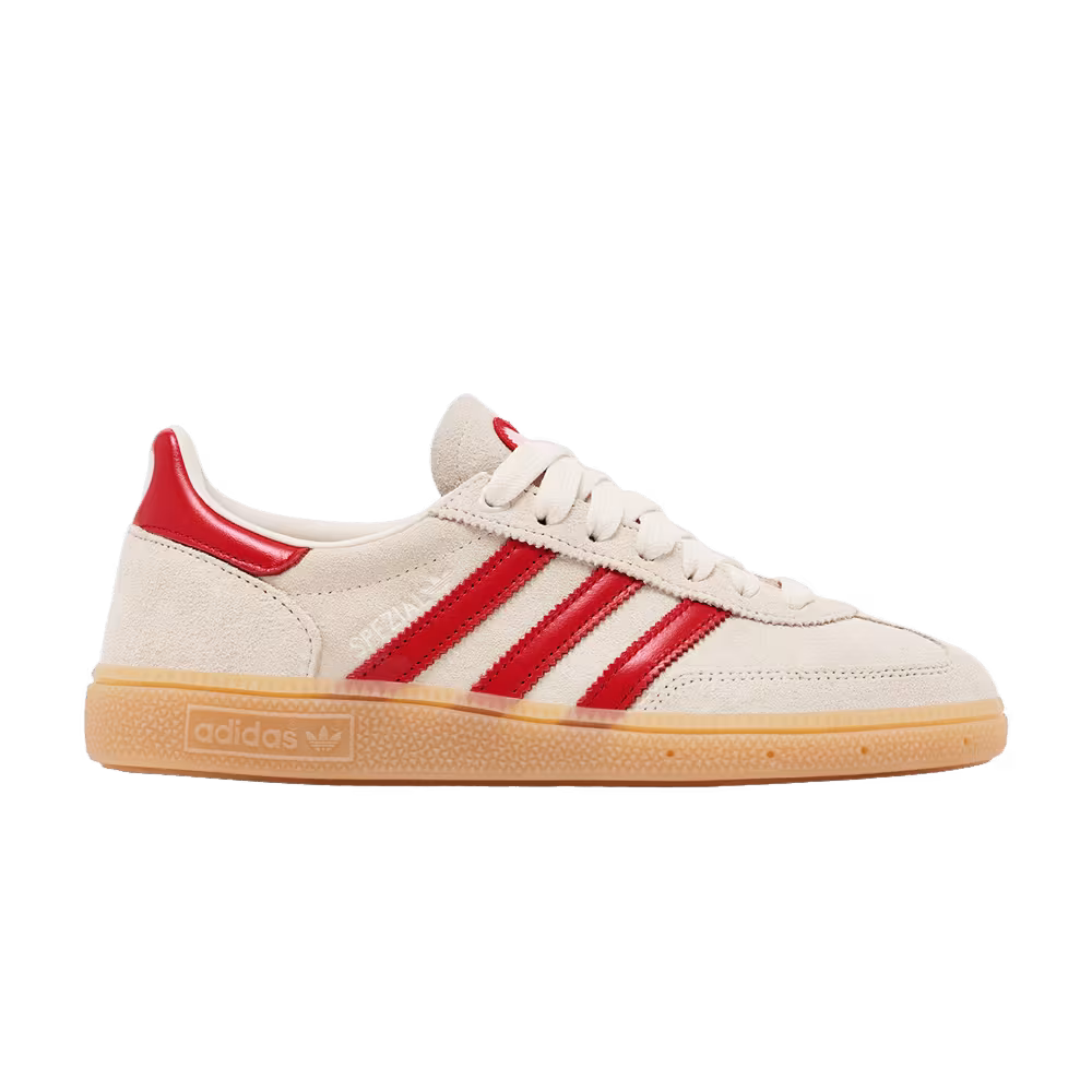 adidas Women's Handball Spezial Cream White Scarlet Sandy Pink