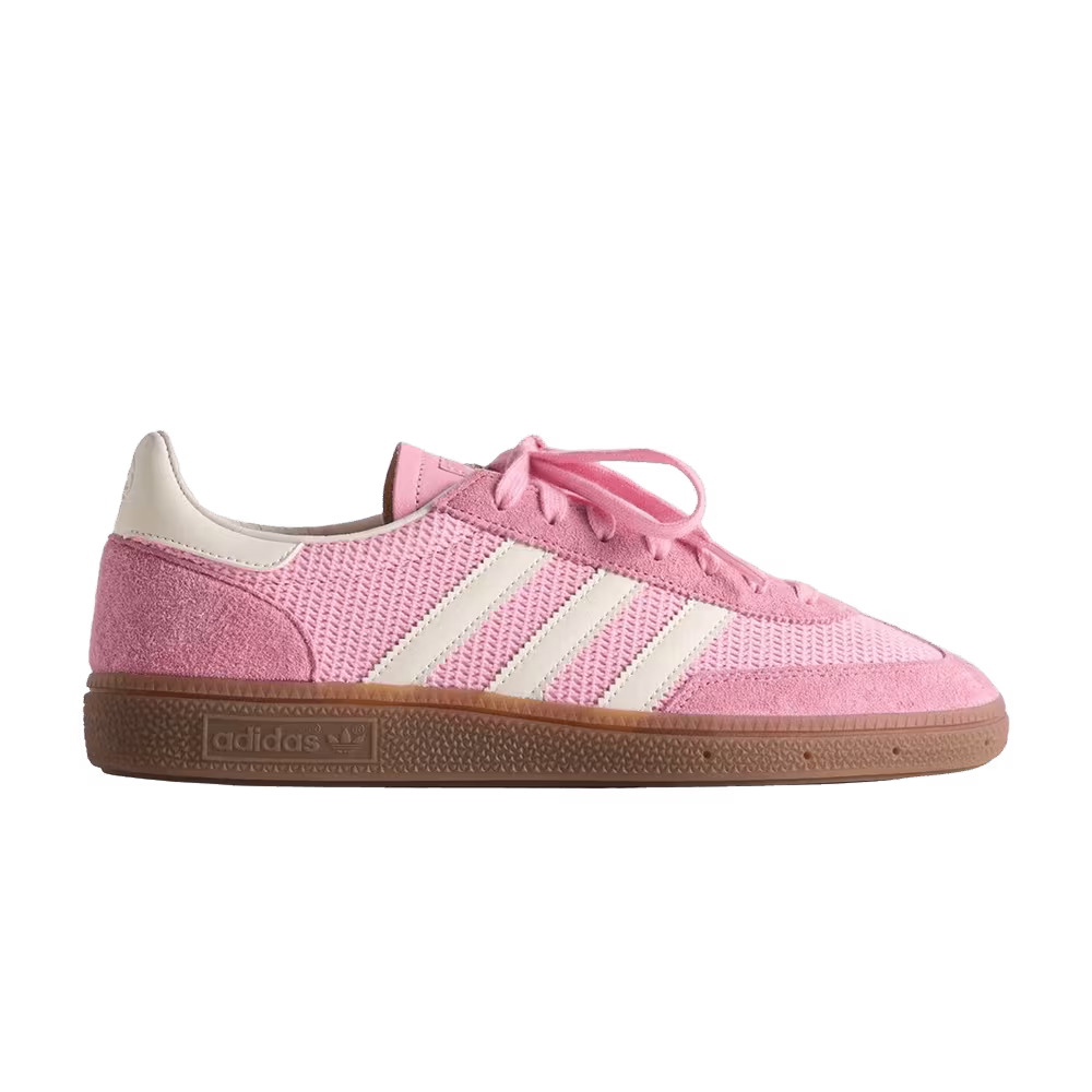 Kith x Messi x adidas Football Handball Spezial Light Pink Off White Gum With Trading Card