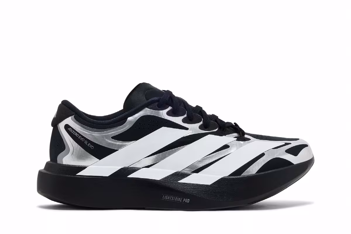 adidas Adizero EVO SL EXO Black White Silver, view 2
