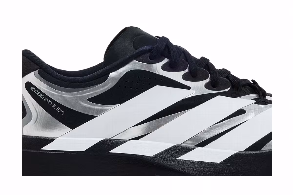 adidas Adizero EVO SL EXO Black White Silver, view 3