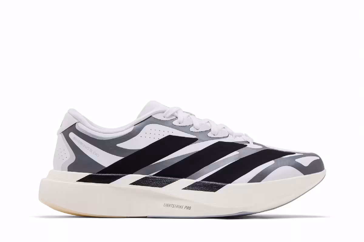 adidas Adizero EVO SL EXO White Black Silver, view 2