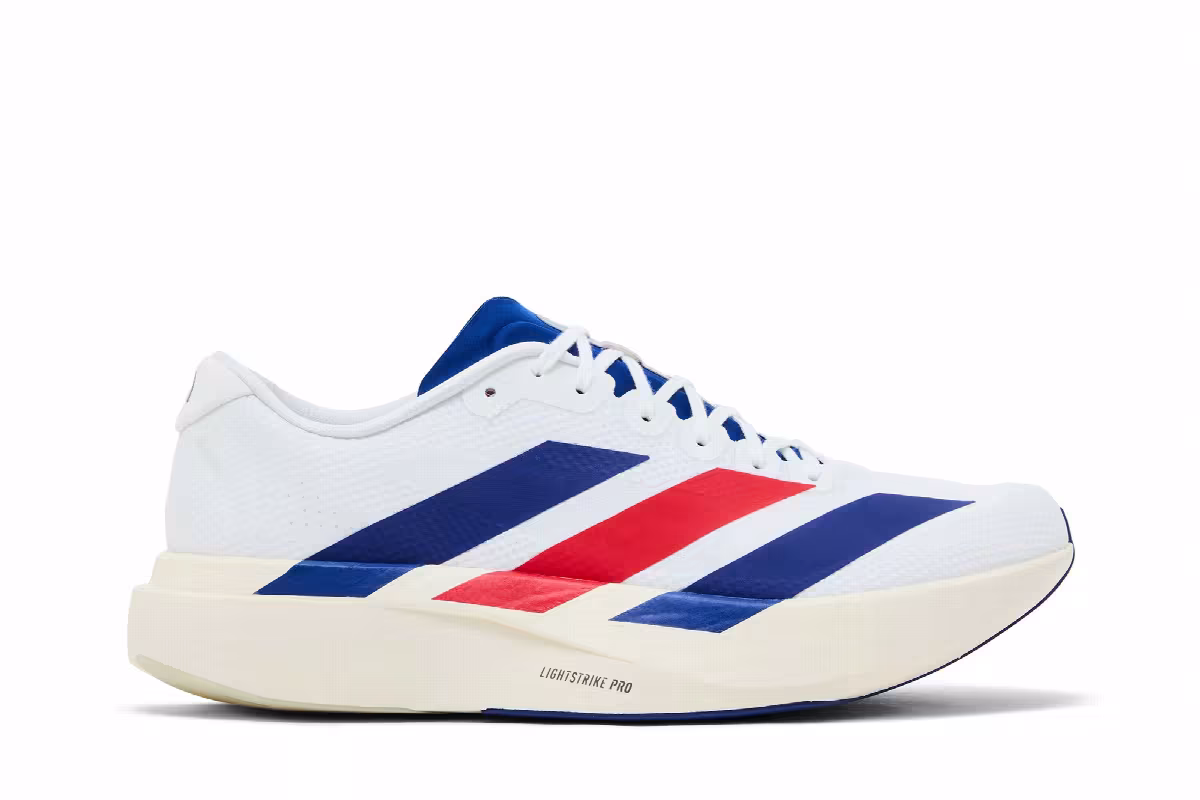 adidas Adizero Evo SL Woven Cloud White Mystery Ink, view 2