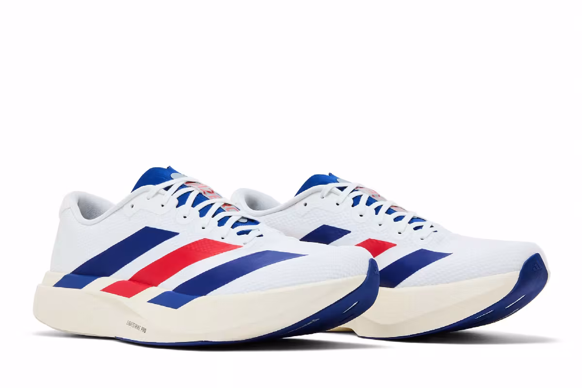 adidas Adizero Evo SL Woven Cloud White Mystery Ink, view 9