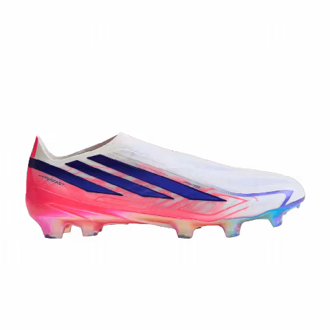 adidas F50 Hyperfast Elite Laceless FG 'Cloud White Solar Purple'
