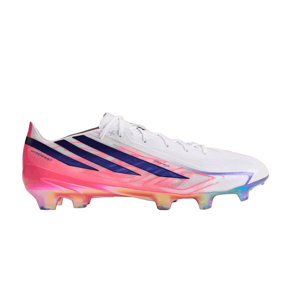 adidas F50 Hyperfast Elite FG Cloud White Solar Purple