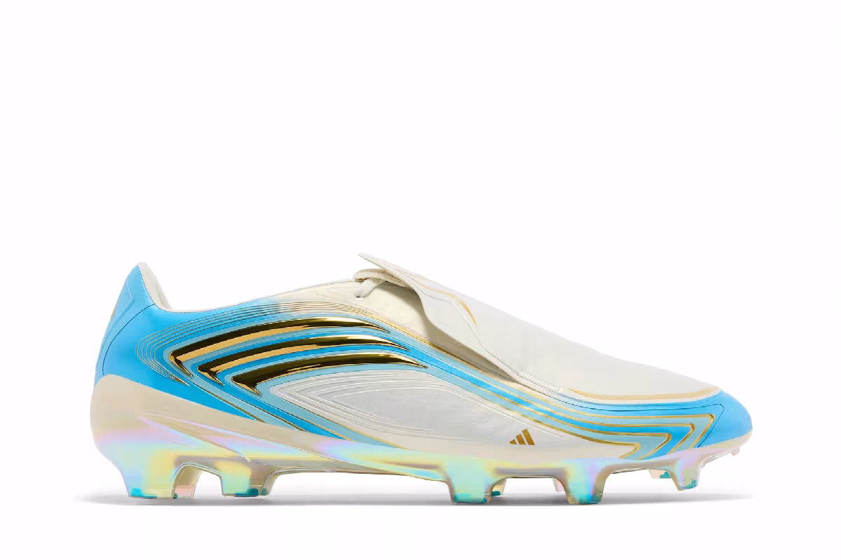 adidas F50 Messi Elite FG Ivory Semi Blue Burst, view 2