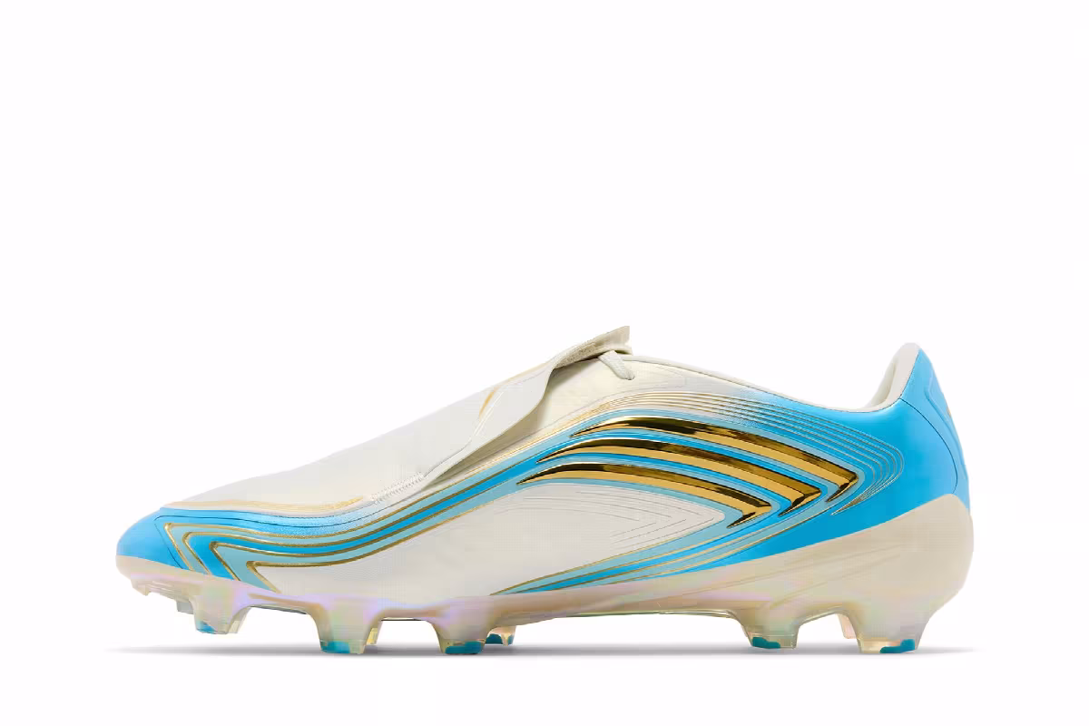 adidas F50 Messi Elite FG Ivory Semi Blue Burst, view 4