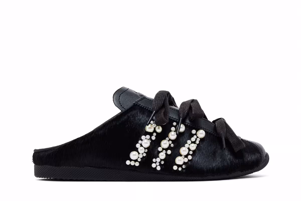 adidas Women's Japan Slip-On Simone Rocha Core Black, view 2