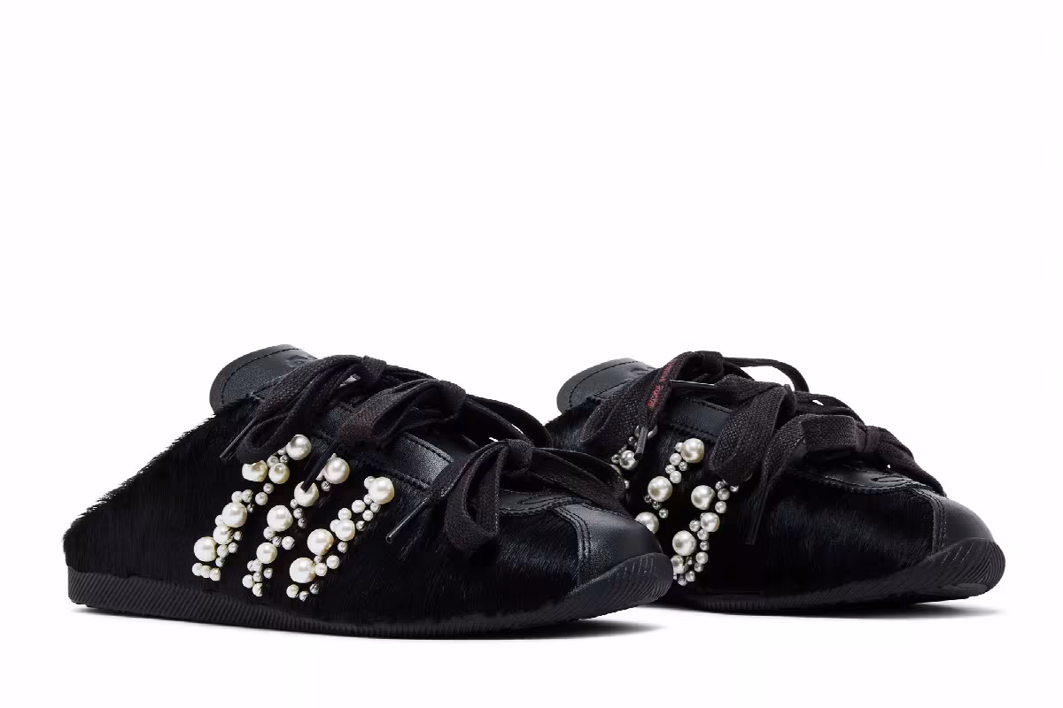 adidas Women's Japan Slip-On Simone Rocha Core Black, view 9