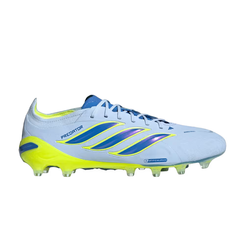 adidas Predator Elite AG Crystal Sky Ray Blue Team Solar Yellow 2