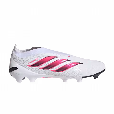 adidas Predator League Laceless FG 'Cloud White Solar Turbo'