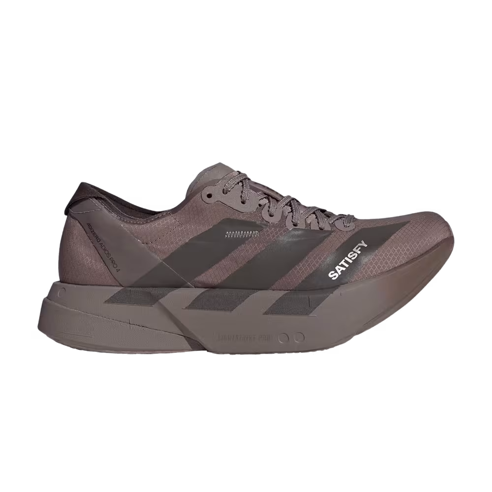 SATISFY x adidas Adizero Adios Pro 4 Earth Brown