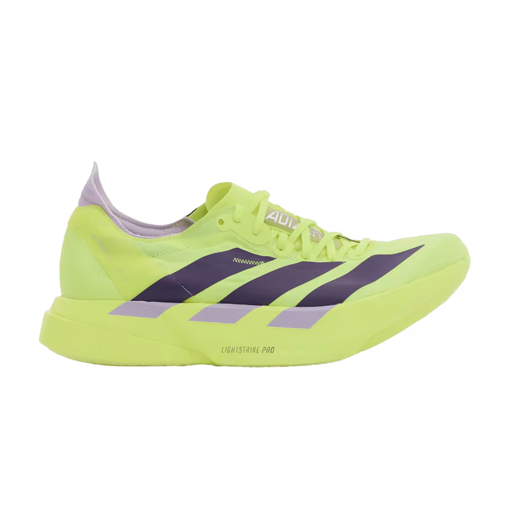 adidas Adizero Adios Pro 4 Solar Yellow Plum
