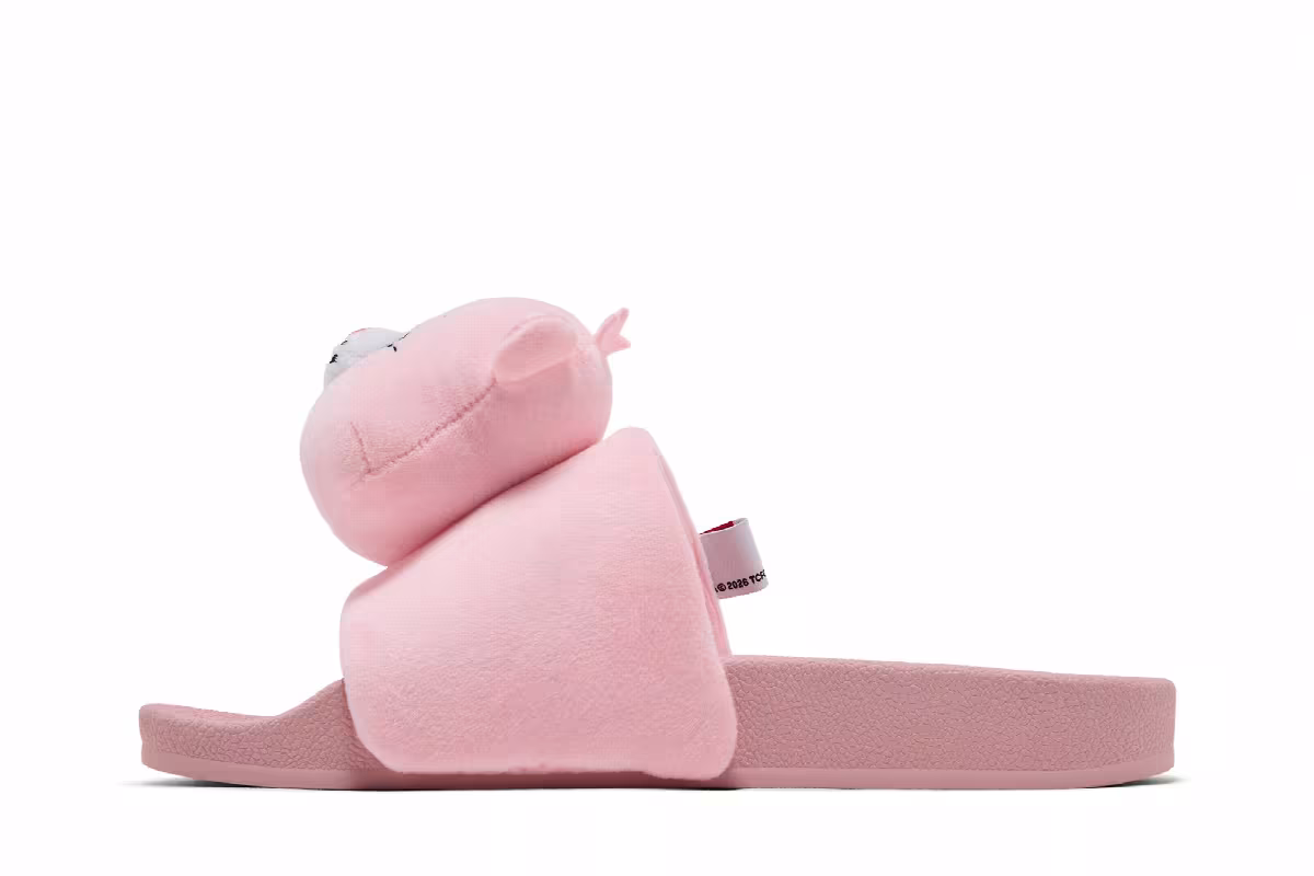 Care Bears x adidas Women's Adilette Slide Clear Pink, view 4