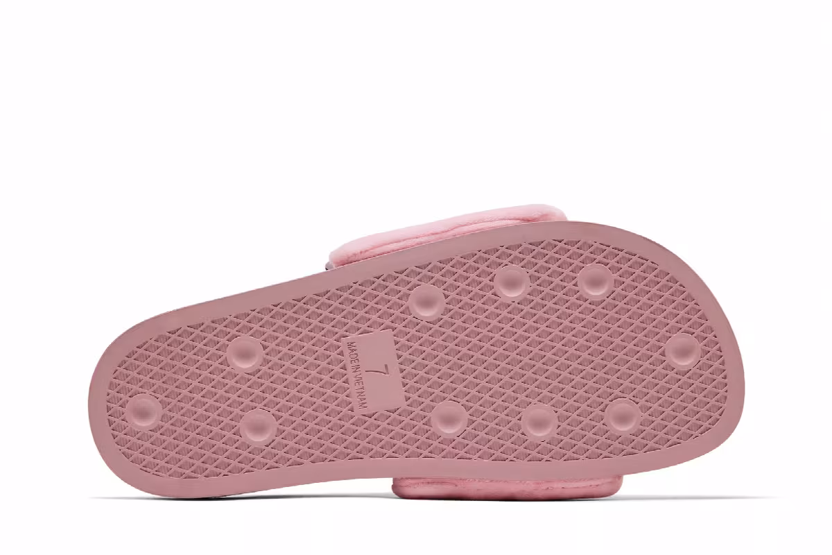 Care Bears x adidas Women's Adilette Slide Clear Pink, view 5